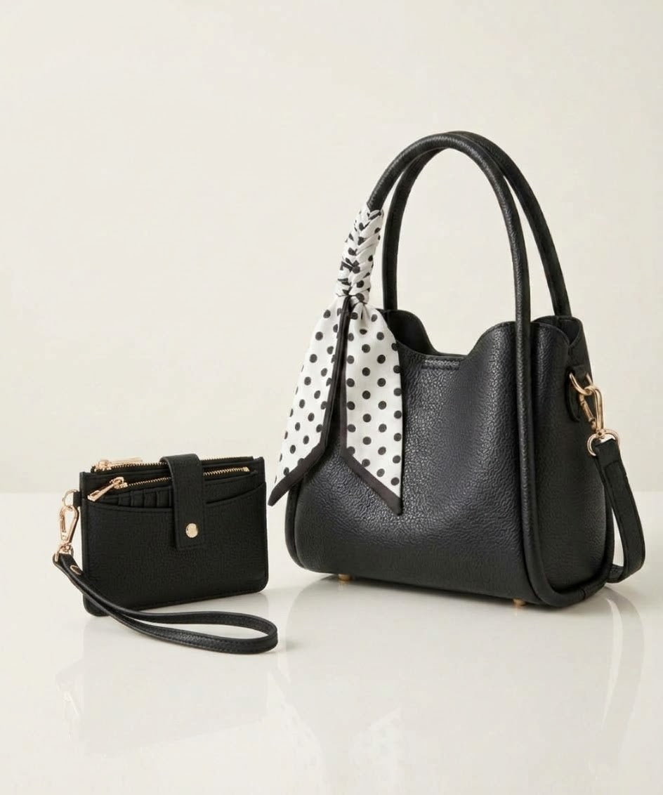 The Milan Satchel & Cardholder Set